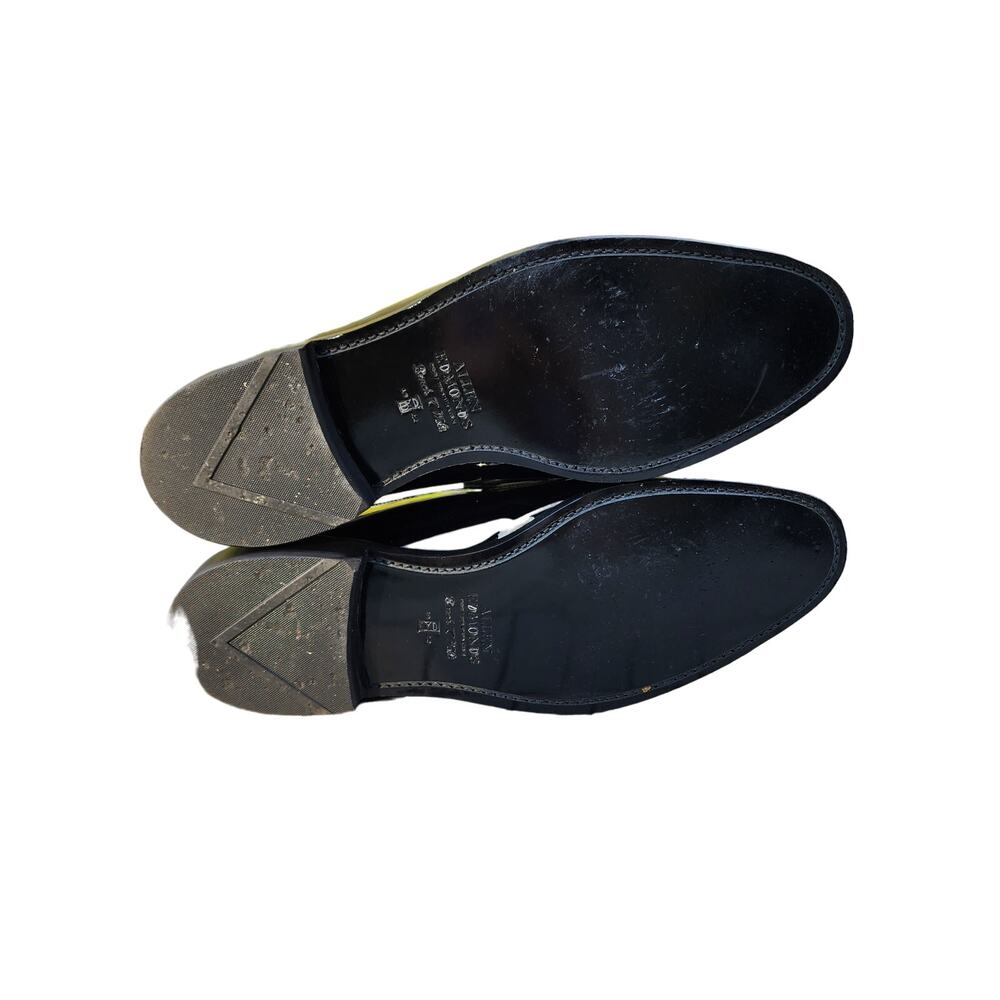 Allen Edmonds James Polished Patent Leather Tuxedo Dress Loafers 12 - Picture 9 of 13